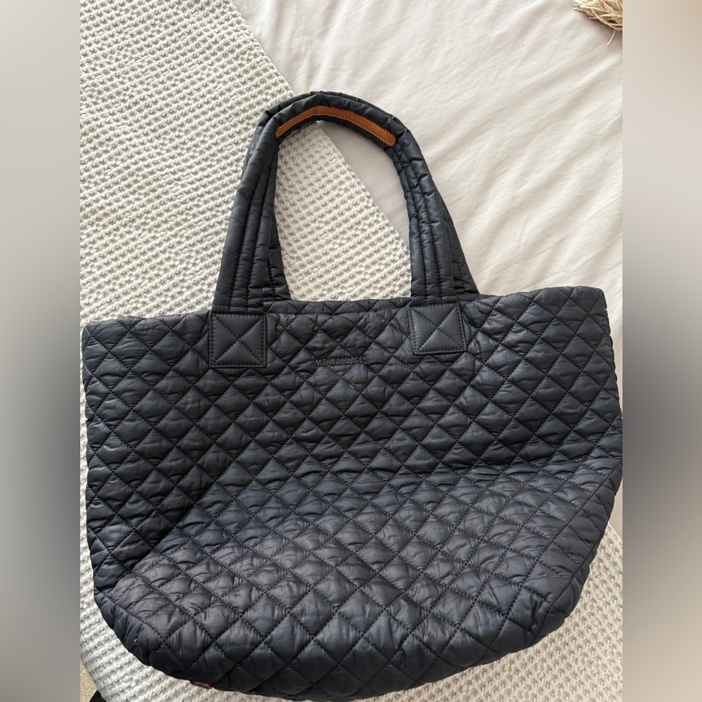 MZ WALLACE | Black Large Metro Tote Deluxe II 
Rarely used / worn 
Bag only